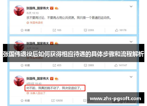 张国伟退役后如何获得相应待遇的具体步骤和流程解析